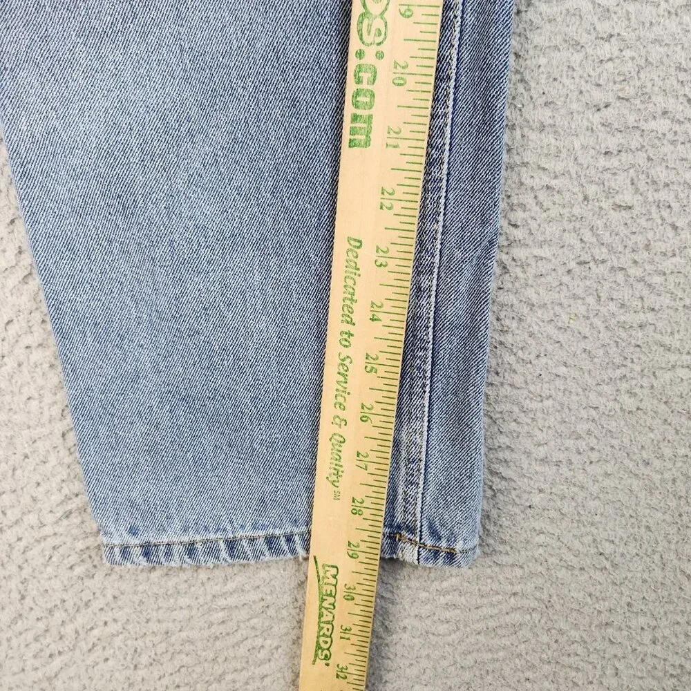 Mens 34x32 Distressed VTG Cowboy Cut Denim Jeans Classic Grunge‎ Workwear Pants